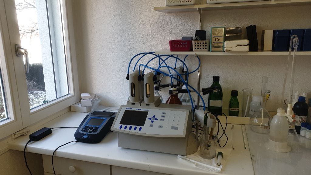 Labor für Wasseranalysen